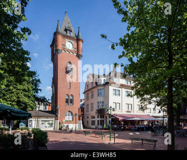 Il municipio con la torre Driland Museum, Gronau, Westfalia, Nord Reno-Westfalia, Germania Foto Stock