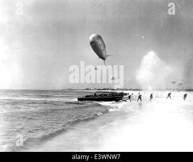 Esercizi di addestramento Carrabelle Beach Foto Stock