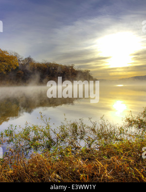 Stati Uniti d'America, Missouri Kansas City area metropolitana, Fleming Park, Lago di Jacomo Foto Stock