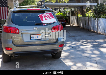 Auto usate per la vendita dal proprietario, STATI UNITI D'AMERICA Foto Stock