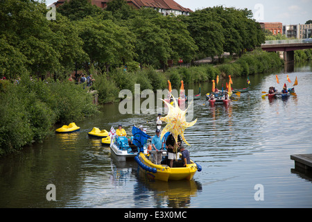 Taunton fiume festival Foto Stock