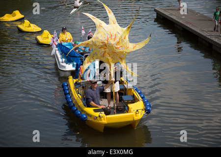 Taunton fiume festival Foto Stock