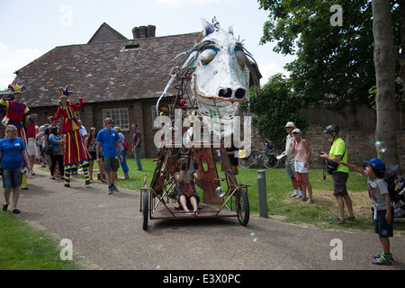 Taunton fiume festival Foto Stock