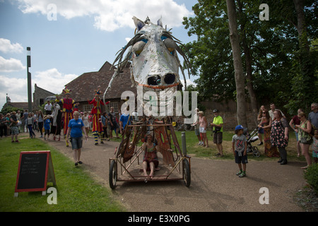 Taunton fiume festival Foto Stock