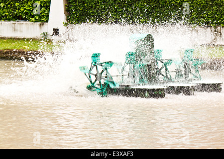 Turbina di acqua in Thailandia Foto Stock