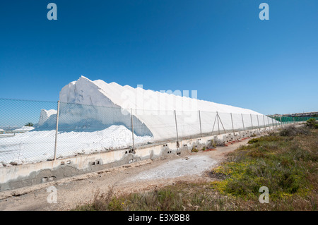 Saline in Santa Pola città Foto Stock