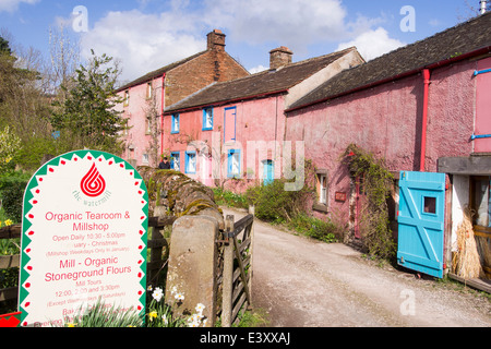 Un mulino ad acqua organico in poco Salkeld, in Eden Valley, Cumbria, Regno Unito. Foto Stock