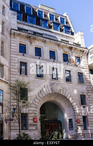 LSE vecchio edificio-Londra Foto Stock