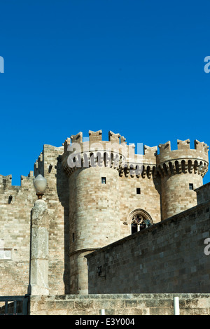 Griechenland, Rhodos-Stadt, Altstadt, Grossmeisterpalast Foto Stock