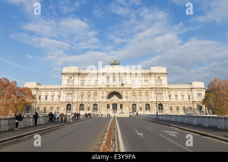 La Corte suprema di cassazione, il palazzo di giustizia, Roma, Italia Foto Stock