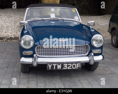 Un 1967/68 Austin Healey Sprite auto sportiva nel North Yorkshire England Regno Unito Foto Stock