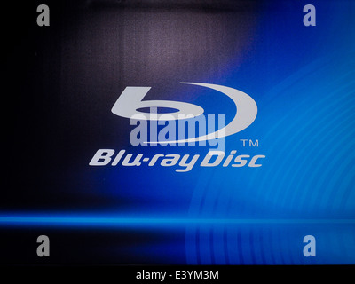 Blu Ray Disc logo Foto Stock