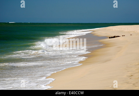 Mare e spiaggia di Cap Ferret Cote d'Argent Foto Stock