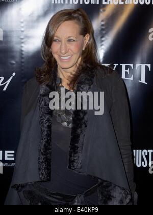 Artisti per la pace e la giustizia 2013 Holiday beneficio a Su & Giù nella città di New York con: Donna Karan dove: la città di New York, New York, Stati Uniti quando: 10 Dic 2013 Foto Stock