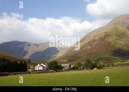 Wasdale Inn at Wasdale testa nel Lake District inglese Foto Stock