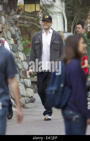 Vince Vaughn trascorre la giornata con la sua famiglia a Disneyland con: Vince Vaughn dove: Los Angeles, California, Stati Uniti quando: 18 Dic 2013 Foto Stock