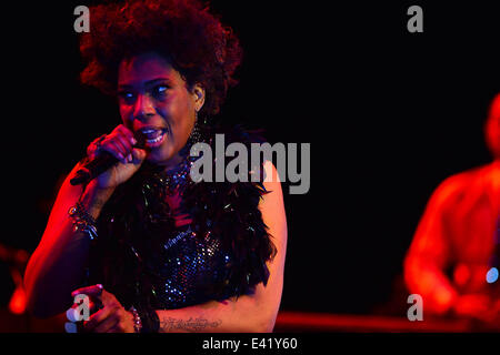 Macy Gray compie durante la sua XIV anniversario - 'su come la vita è' a Casino Miami Jai Alai offre: Macy Gray dove: Miami, Florida, Stati Uniti quando: 31 Dic 2013 Foto Stock