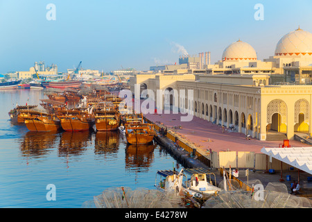 Sharjah mercato del pesce, Emirati Arabi Uniti Foto Stock