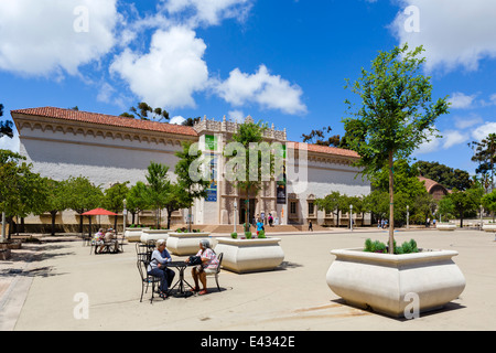Il San Diego Museum of Art, El Prado, il Parco Balboa, San Diego, California, Stati Uniti d'America Foto Stock