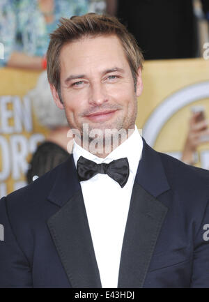 Il ventesimo annuale di Screen Actors Guild Awards arrivi con: Josh Holloway dove: Los Angeles, California, Stati Uniti quando: 19 Gen 2014 Foto Stock