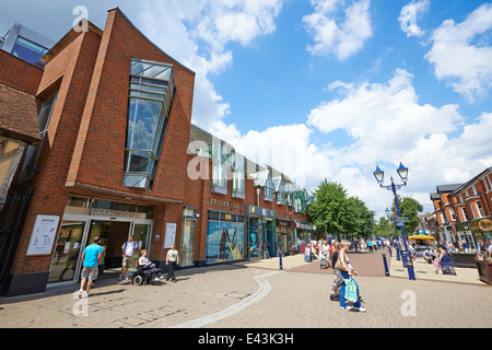 La High Street Solihull West Midlands, Regno Unito Foto Stock