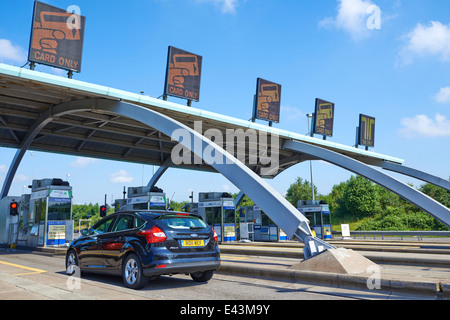 M6 Toll Plaza Grande Wyrley Staffordshire REGNO UNITO Foto Stock