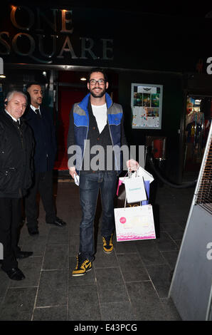 MediaSKIN NTA Gifting lounge presso l'attico dotate di: Tom Ellis dove: Londra, Regno Unito quando: 20 Gen 2014 Foto Stock