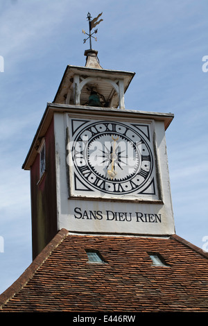 Torre dell Orologio a Ingatestone Hall, Essex Foto Stock