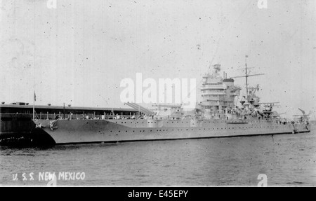 USS New Mexico BB40 1936 Foto Stock