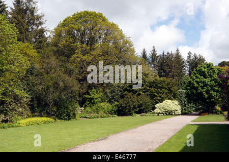 Una formale grandi English Country Garden. Foto Stock