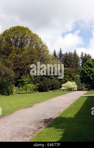 Una formale grandi English Country Garden. Foto Stock