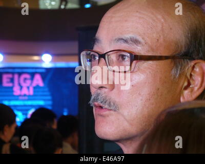 Mandaluyong, Filippine. 3 Luglio, 2014. Ambasciatore Toshinao Urabe grazia l'apertura del film giapponese Festival ribattezzato come "La Figa Sai 2014" che dà dei calci fuori al diciottesimo anno di amicizia Philippines-Japan mese. 16 pellicole sono state vagliate con la " famiglia " tema in ogni film. Le famiglie sono le unità di base di ogni società e di difendere i valori della famiglia è uno di questi anni tematiche di impugnatura la figa Isc. Il film giapponese "patria" è il film di apertura del festival. Patria imbustato anche il 2014 Panorama priza al Festival Internazionale del Cinema di Berlino. Foto di Sherbien Dacalanio / Alamy Live News Foto Stock