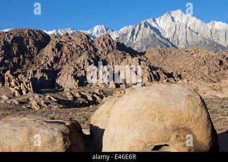 Alabama sulle colline vicino a Lone Pine, California. Fin dagli anni venti i creatori della pellicola sono state usando l'area come uno sfondo per i loro film. Foto Stock