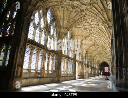 La città di Gloucester Gloucester Cathedral Foto Stock