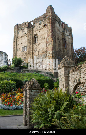 Castello di Guildford nel Surrey, Inghilterra. Foto Stock