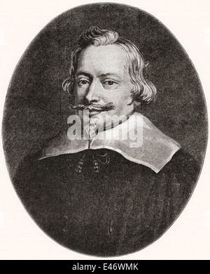 John Pym, 1584 - 1643. Parlamentare inglese, leader del lungo il Parlamento. Foto Stock