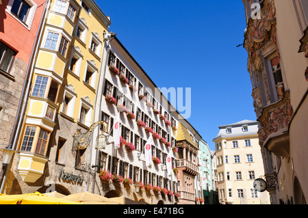Goldenes Dachl a Innsbruck in Austria Foto Stock