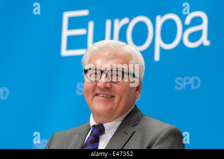 Berlino, Germania, il Ministro degli esteri tedesco Frank-Walter Steinmeier, SPD Foto Stock