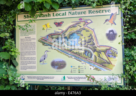 Sheepwash natura locale riserva a Dudley, West Midlands Foto Stock