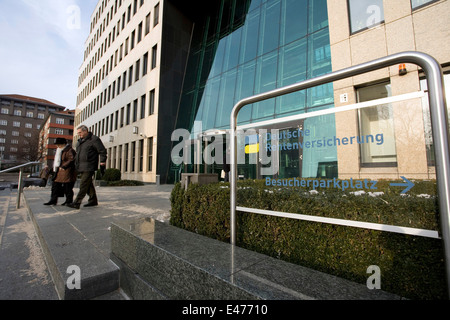 Tedesco di assicurazione pensione Foto Stock