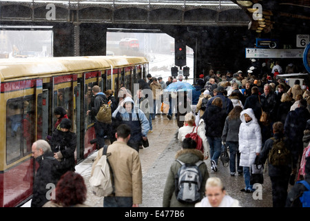 Lpp strike - aggiornamento alla S-Bahn Foto Stock