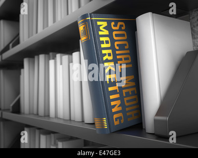 Il Social Media Marketing - Titolo del libro. Foto Stock