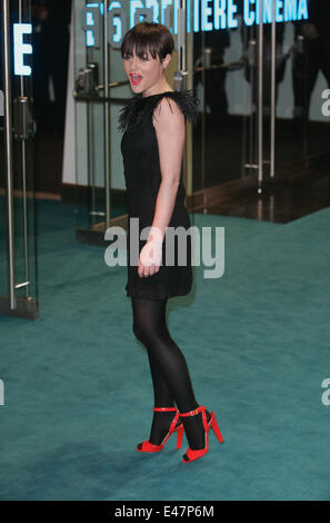 Londra, Regno Unito. 19 feb 2008. Jaime Winstone arriva presso il Royal Premiere di The Other Boleyn Girl di Odeon Leciester Square. © Ferdaus Shamim/ZUMA filo/Alamy Live News Foto Stock