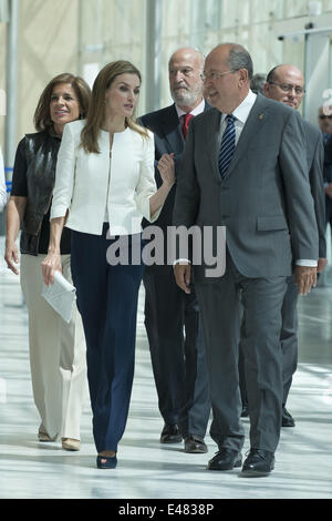 4 luglio 2014 - Madrid, Spagna - Queen Letizia di Spagna assiste la Croce Rossa 150 anniversario presso il Palacio Municipal de Congresos il 4 luglio 2014 a Madrid, Spagna. (Foto di Oscar Gonzalez/NurPhoto) (credito Immagine: © Oscar Gonzalez/NurPhoto/ZUMA filo) Foto Stock