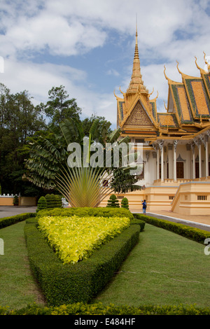 Il palazzo reale di Phnom Penh, Cambogia Foto Stock
