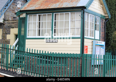 CAERSWS casella segnale. Foto Stock