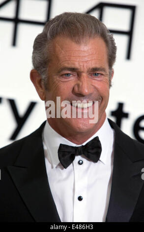 Attore Mel Gibson assiste la 49a Karlovy Vary International Film Festival presso Hotel Terme a Karlovy Vary Repubblica Ceca, il 04 luglio 2014. Foto: Hubert Boesl - NESSUN SERVIZIO DI FILO Foto Stock