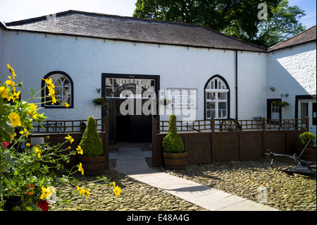 Il famoso Gretna Green del fabbro Shop utilizzato per eloping coppie e matrimoni sotto licenza scozzese sul confine della Scozia Foto Stock