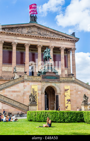 Alte Nationalgalerie, la vecchia galleria nazionale di Berlino, Germania Foto Stock