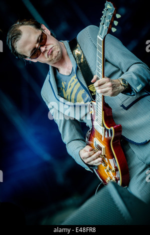 Joe Bonamassa live at Pinkpop Festival 2014 in Paesi Bassi © Roberto Finizio/Alamy Live News Foto Stock